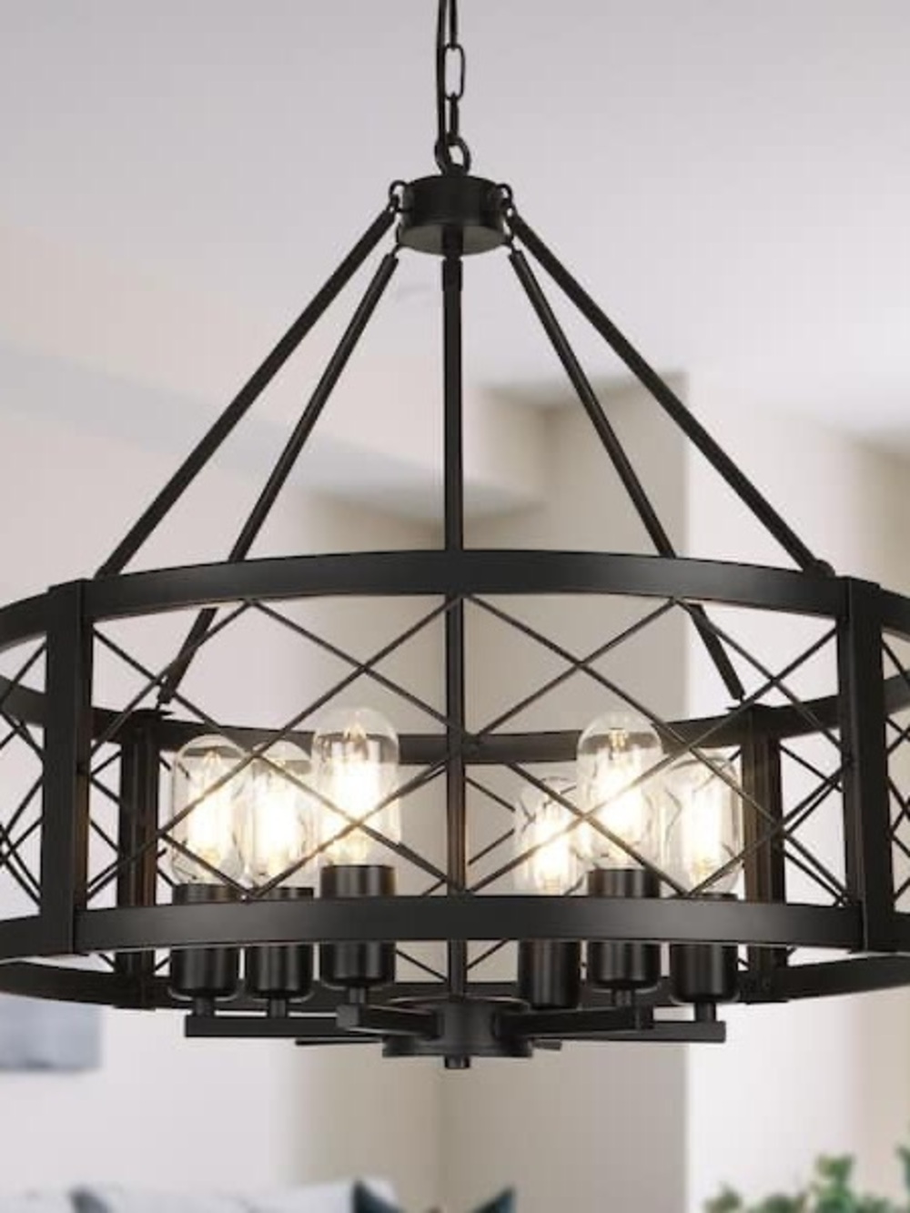 Farmhouse Rustic Chandelier